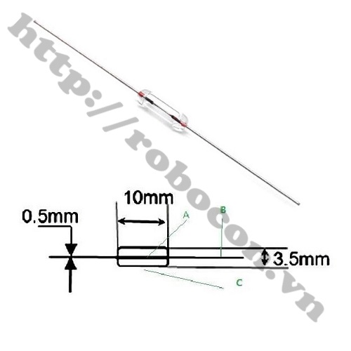 Cầu Chì Ống Thủy Tinh 1A 250V Chân Hàn 3.6x10mm 