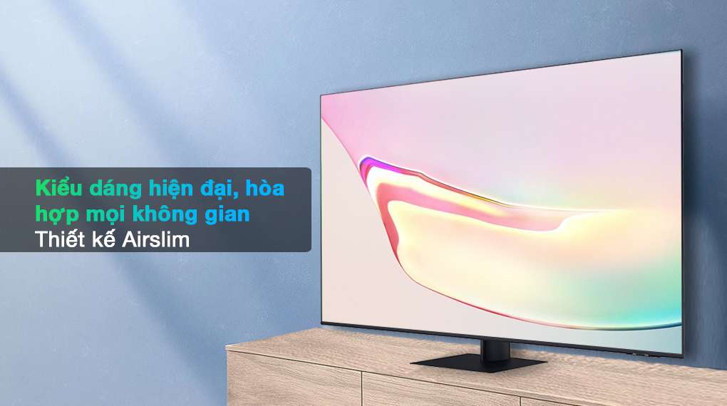 Smart Tivi QLED 4K 65 inch Samsung QA65Q70A thiết kế Airslim