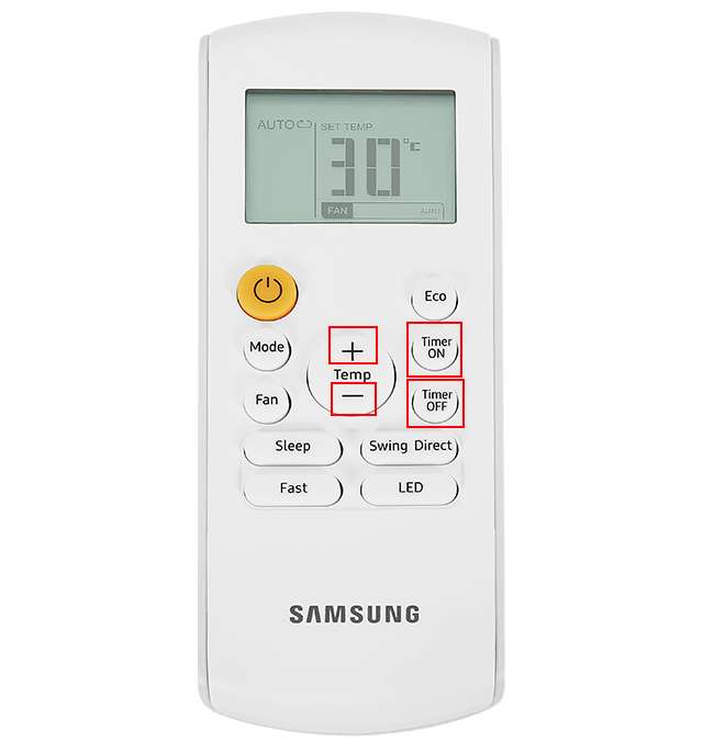 Remote máy lạnh Samsung 1