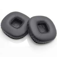 Replacement Headphone Ear Pads Soft Sponge Cushion for Marshall Major 1 2 Headphone Accessories Earpads I II Headset - black