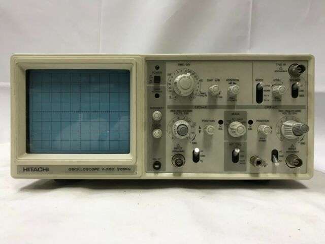 Hitachi Oscilloscope V-252 20mhz With Probes for sale online | eBay