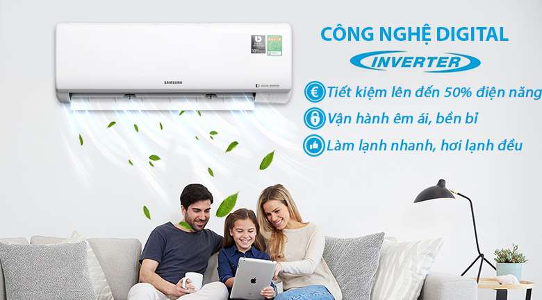 Máy lạnh Samsung Inverter 1 HP AR10NVFTAGMNSV - Công nghệ Inverter