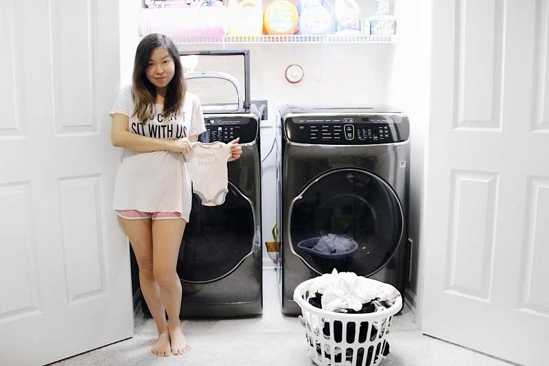 Luồng không khí cực nóng Air Wash loại bỏ mùi hôi bám trên đồ giặt