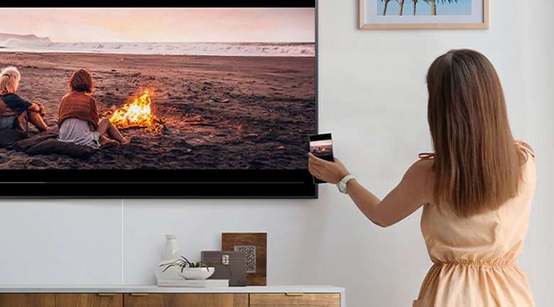 Smart Tivi QLED Samsung 4K 65 inch QA65LS03T - Tap View