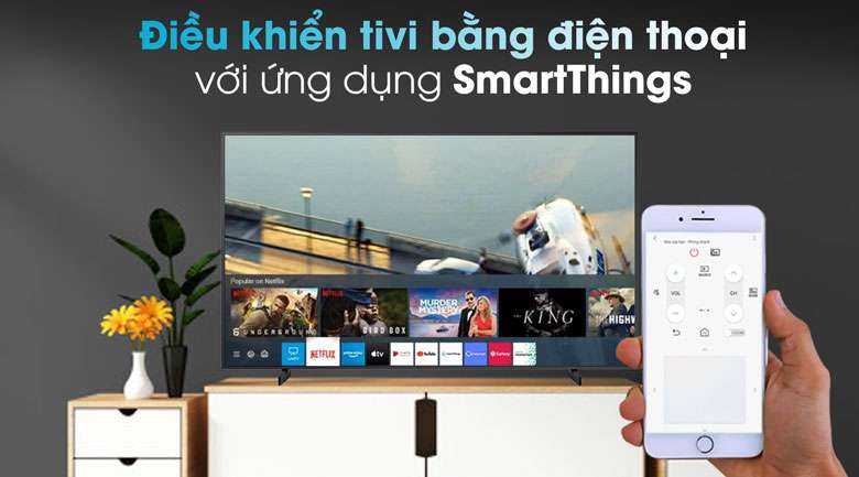 Smart Tivi QLED Samsung 4K 65 inch QA65LS03T - SmartThings