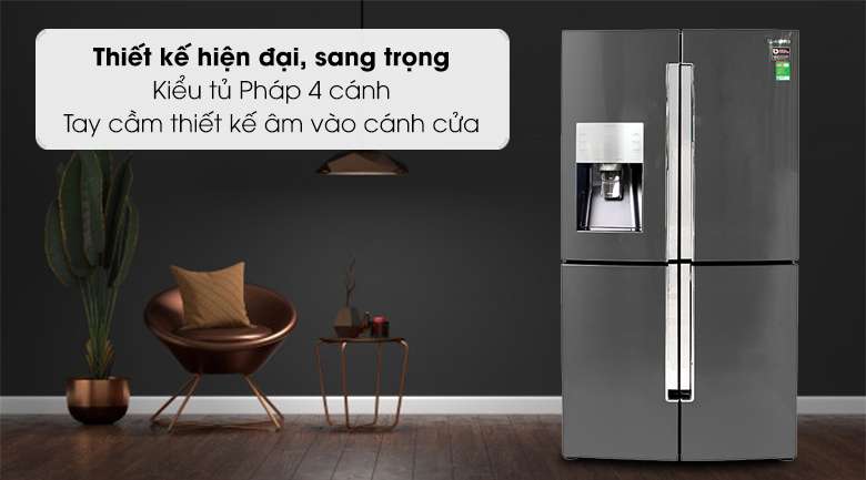 Tủ lạnh Samsung Inverter 564 lít RF56K9041SG/SV - Thiết kế