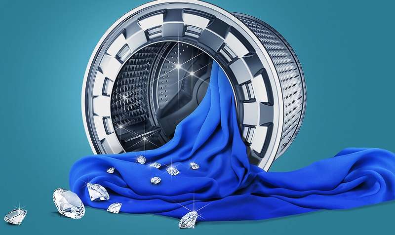 Lồng giặt kim cương - Máy giặt Samsung AddWash Inverter 8.5 kg WW85K54E0UX/SV