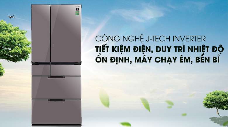 Công nghệ J-Tech Inverter - Tủ lạnh Sharp Inverter 601 lít SJ-GF60A-T