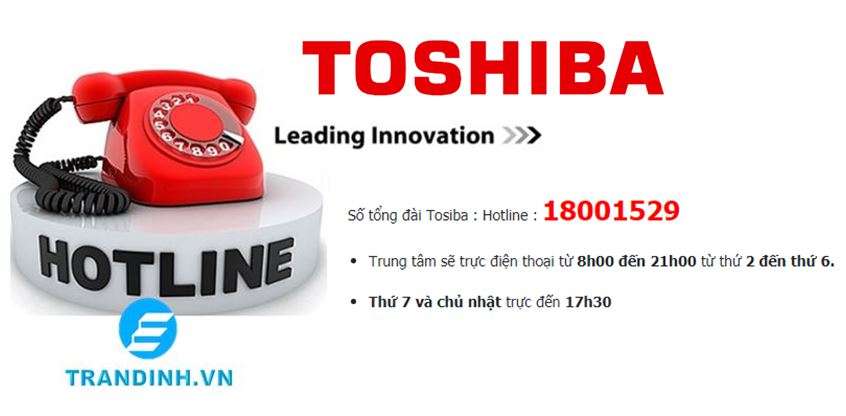 Số tổng đài bảo hành Toshiba tại Việt Nam