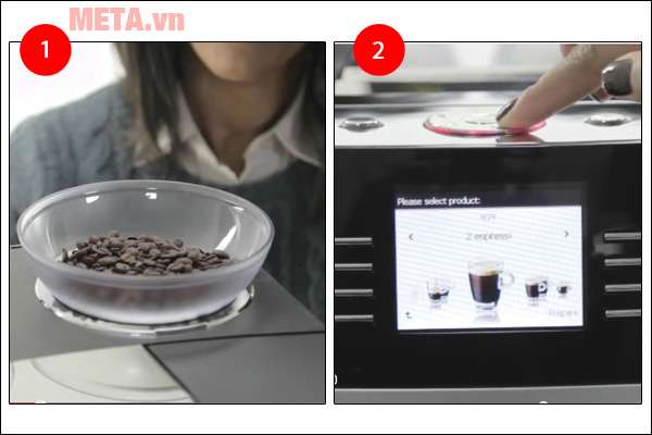 Cách sử dụng máy pha cafe tự động