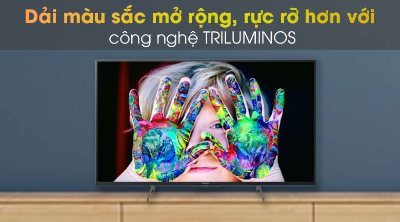 Android Tivi Sony 4K 43 inch KD-43X8500H/S - Công nghệ Triluminos Display