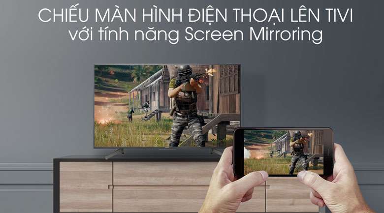 Tivi Sony 4K 55 inch KD-55X8000G - Screen Mirroring