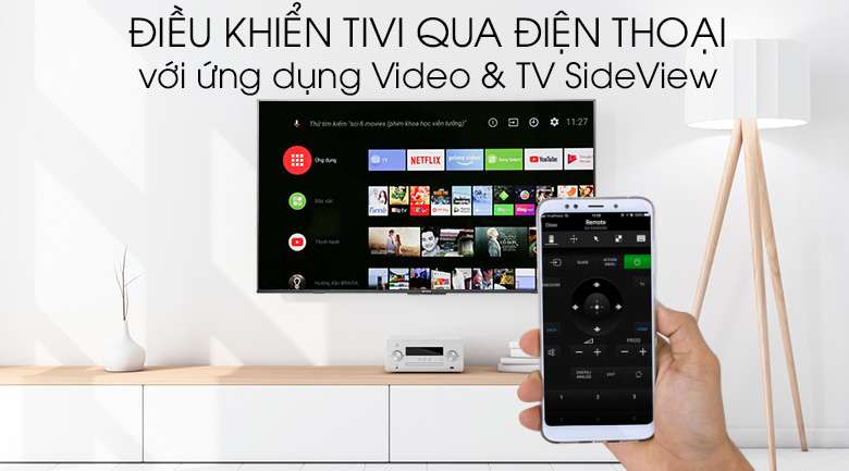 Android Tivi Sony 4K 55 inch KD-55X8500G - Video & TV SideView