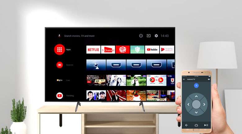 Android Tivi Sony 4K 75 inch KD-75X8000H - Android TV