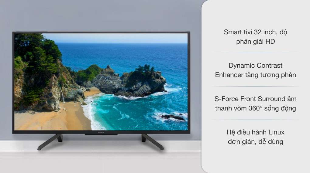 Smart Tivi Sony 32 inch 32W610G giá tốt ,có trả góp
