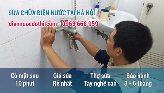 Sửa chữa điện nước tại Hà Nội 0963.668.959