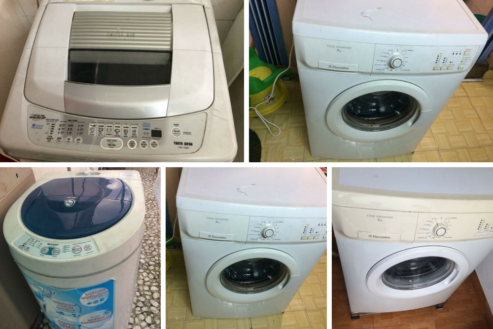 Sửa máy giặt tại nhà | Bảng giá công sửa chữa và linh kiện
