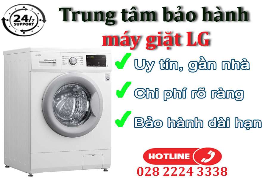 Điều kiện tiếp nhận bảo hành đối với máy giặt LG