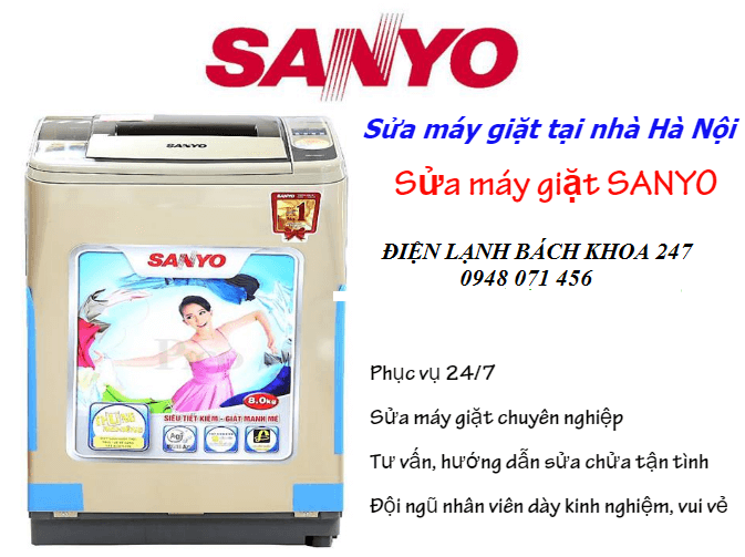 Máy Giặt Sanyo Báo Lỗi U3