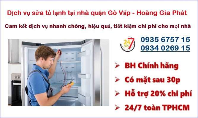 Dịch Vụ Sửa Tủ Lạnh Tại Nhà Quận Gò Vấp | Nhanh Chóng, Uy Tín, Chất Lượng, Tiện Lợi - ĐIỆN LẠNH 24G