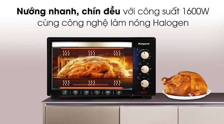 Công suất, công nghệ làm nóng - Lò nướng Kangaroo KG3201 32 lít