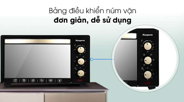 Bảng điều khiển - Lò nướng Kangaroo KG3201 32 lít