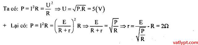 Bài tập định luật Ôm cho toàn mạch vật lý lớp 11