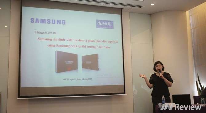 AMC phân phối độc quyền SSD Samsung, bảo hành 5-10 năm