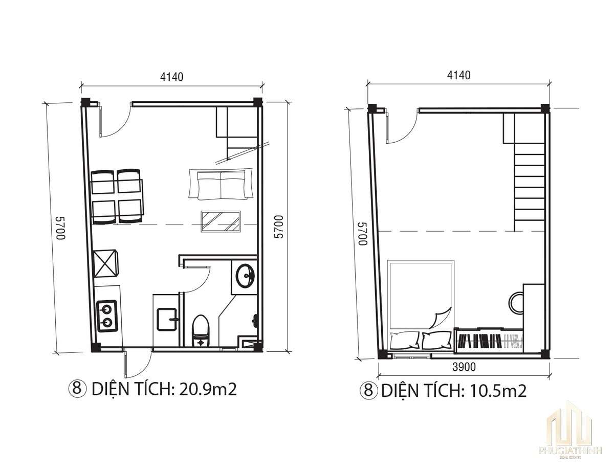 Thiết kế chi tiết căn hộ EcoHome Quận 3