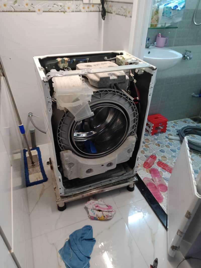 lỗi C21 máy giặt Toshiba