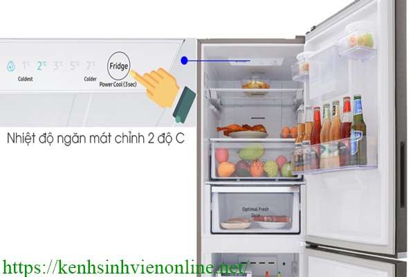 tiết kiệm điện cho tủ lạnh bằng cách điều chỉnh nhiệt độ hợp lí