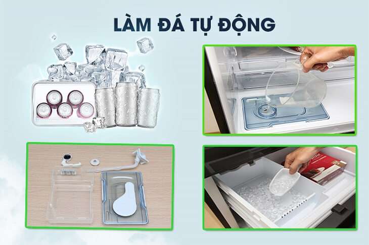 Tính năng tự làm đá trên tủ lạnh là gì?