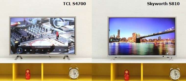Mua Tivi Android giá rẻ, nên chọn TCL hay Skyworth?