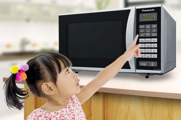 Lò vi sóng Panasonic có thể khóa bảng điều khiển bảo vệ an toàn cho con trẻ