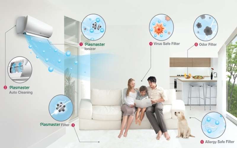    Máy lạnh Toshiba tạo không khí trong sạch cho gia đình bạn