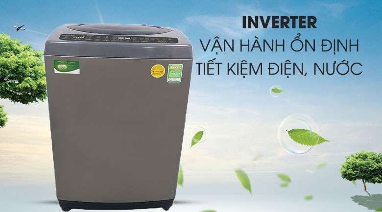 Công nghệ Inverter - Máy giặt Toshiba Inverter 9 Kg AW-DJ1000CV SK