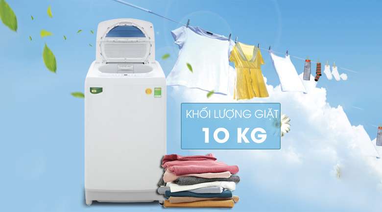 Khối lượng giặt 10kg - Máy giặt Toshiba 10 kg AW-G1100GV WB