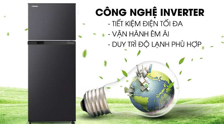 Công nghệ Inverter - Tủ lạnh Toshiba Inverter 253 lít GR-B31VU SK