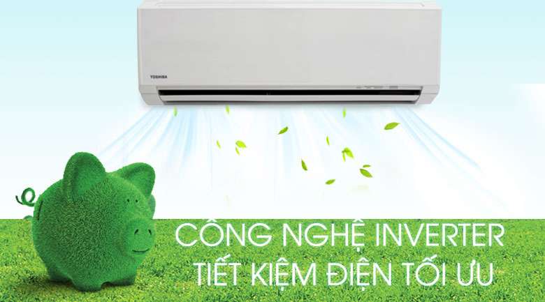 Inverter - Máy lạnh Toshiba Inverter 1 HP RAS-H10DKCVG-V