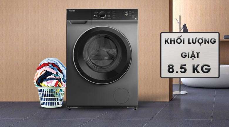 Khối lượng giặt 8.5 kg - Máy giặt Toshiba Inverter 8.5 kg TW-BH95M4V SK