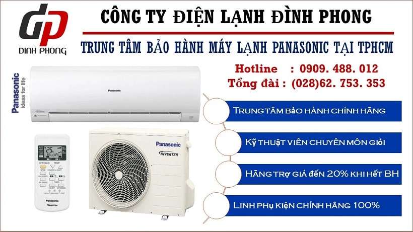 Trung tâm bảo hành máy lạnh PANASONIC tại TPHCM Chính hãng