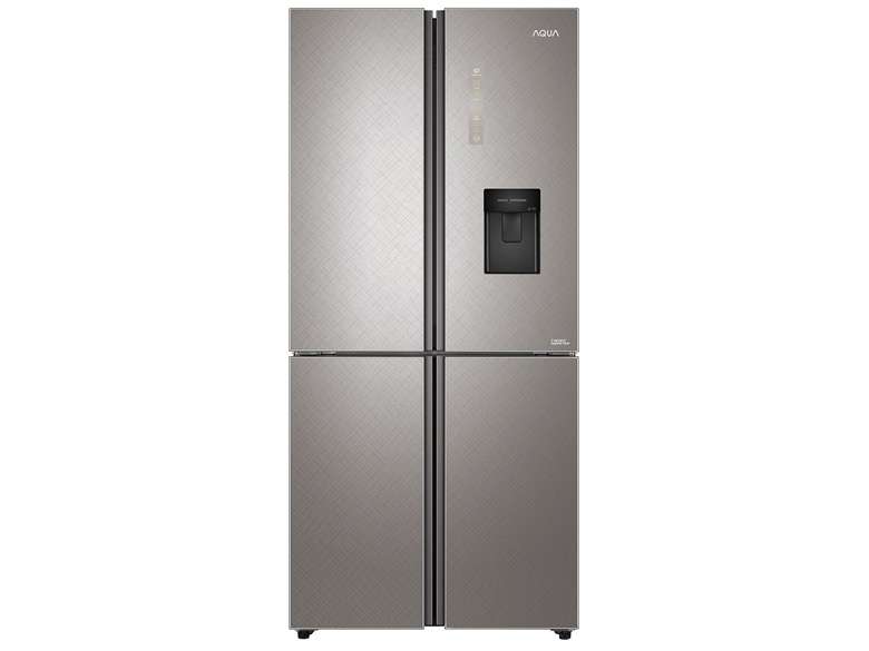 Tủ lạnh 4 cửa 456L Aqua AQR-IGW525EM(GP) màu nâu
