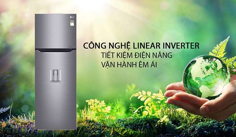 Tủ lạnh LG Inverter 255 lít GN-D255PS