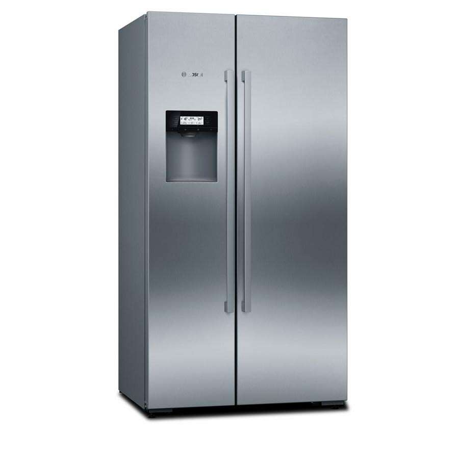 Tủ lạnh side by side Bosch KAD92HI31 có màu Inox sang trọng, bề mặt chống bám vân tay và tránh trầy xước