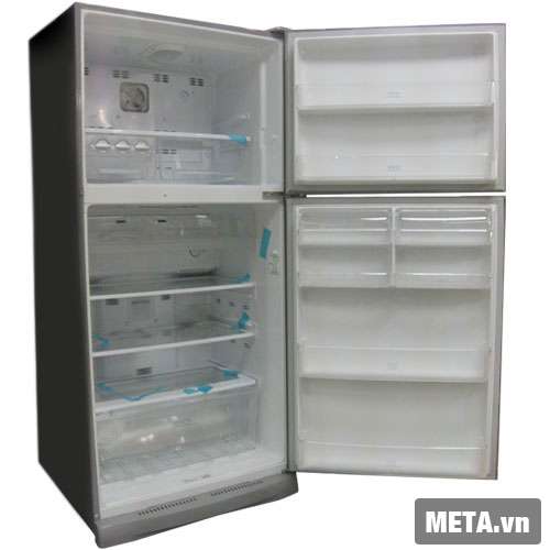 Tủ lạnh Electrolux ETM5107PE-RVN được thiết kế với dung tích tủ lớn.