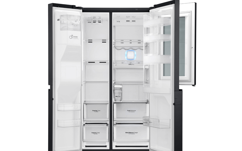 Thiết kế hiện đại và sang trọng là một trong những ưu điểm nổi bật của tủ lạnh LG.
