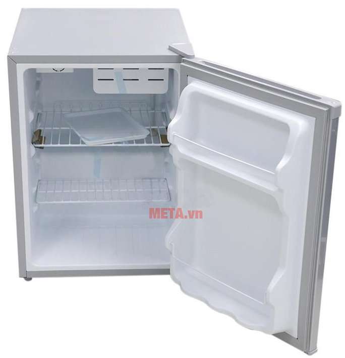 Tủ lạnh mini 68lít Midea HS-90LN có hệ thống khay kệ bằng nhựa cao cấp.