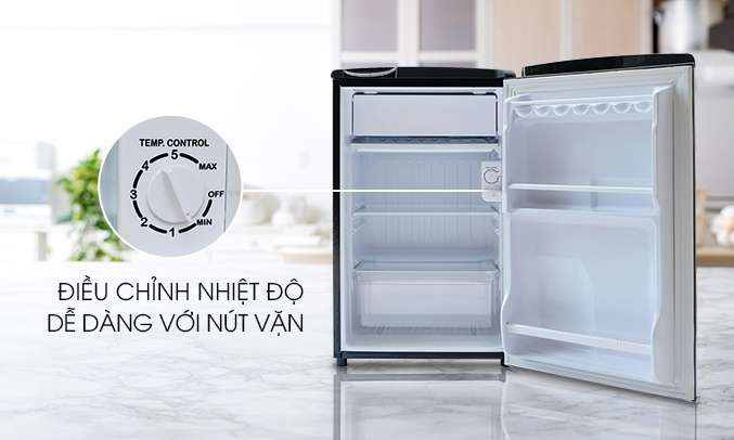 Tủ lạnh mini có ngăn đá Aqua 90 lít AQR-D99FA (BS)