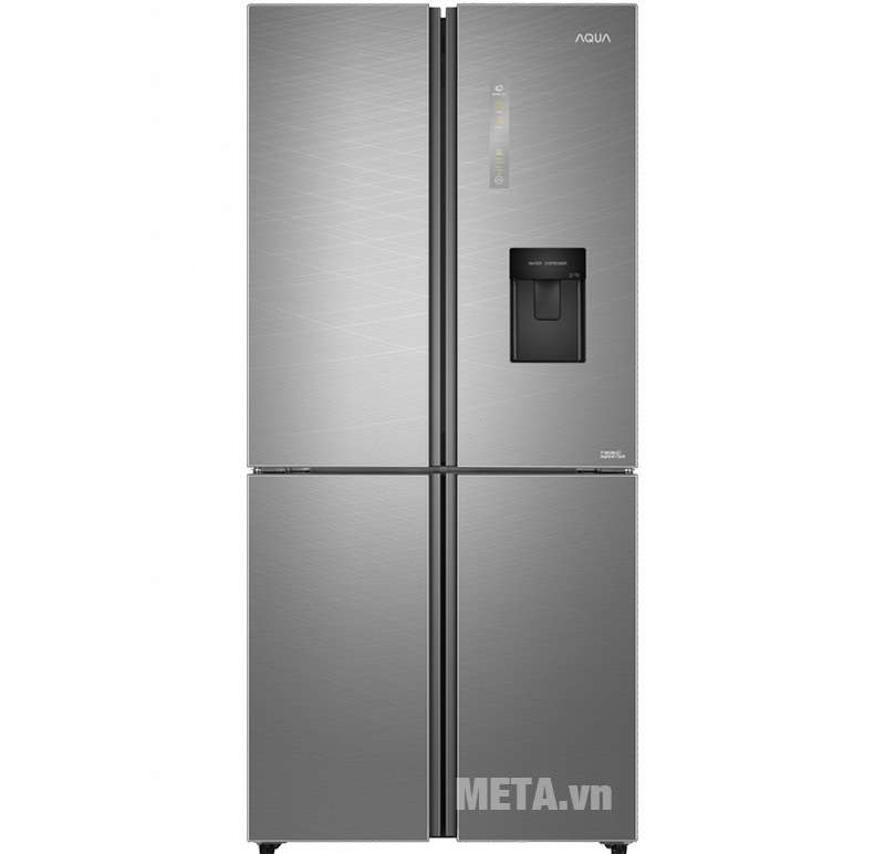Tủ lạnh Aqua Inverter 456 lít AQR-IGW525EM (GD) màu xám