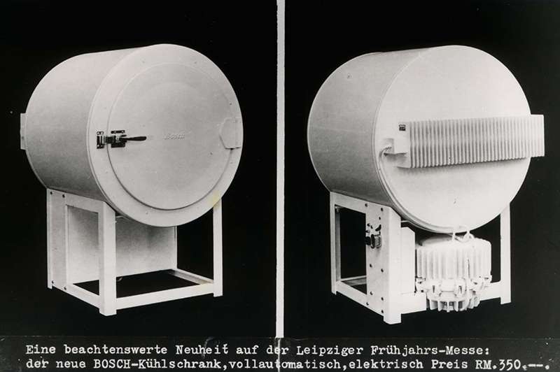 Tủ lạnh Bosch đầu tiên được thiết kế dạng ống tròn